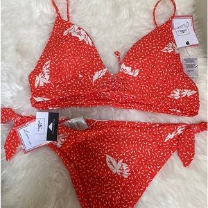 O’Neill Nicolette Side Tie Bikini size Large NWT